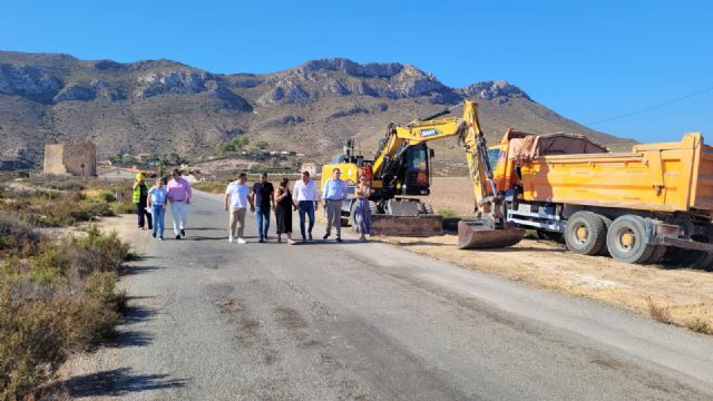 Invierten 618.000 euros en mejorar el firme y la seguridad del camino rural El Sombrerico de Águilas