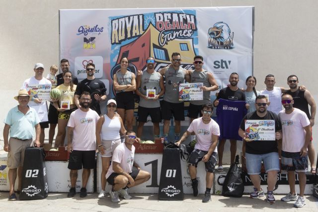 Éxito rotundo en la II edición de la 'Royal Beach Games' organizada por Royal Box Águilas