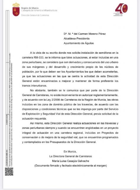 La directora general de Carreteras destapa las mentiras del edil popular Antonio Landáburu