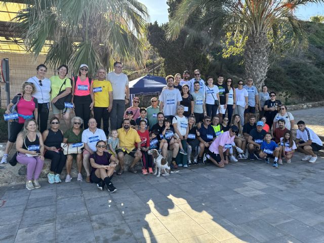 La Marcha Solidaria de NNGG Águilas a beneficio de la Asociación Alzheimer bate récord en participación