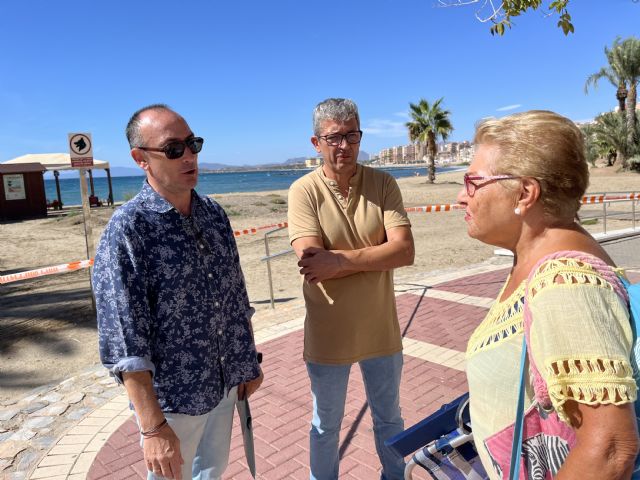 Las playas de La Colonia y Poniente permanecerán cerradas al baño durante el fin de semana